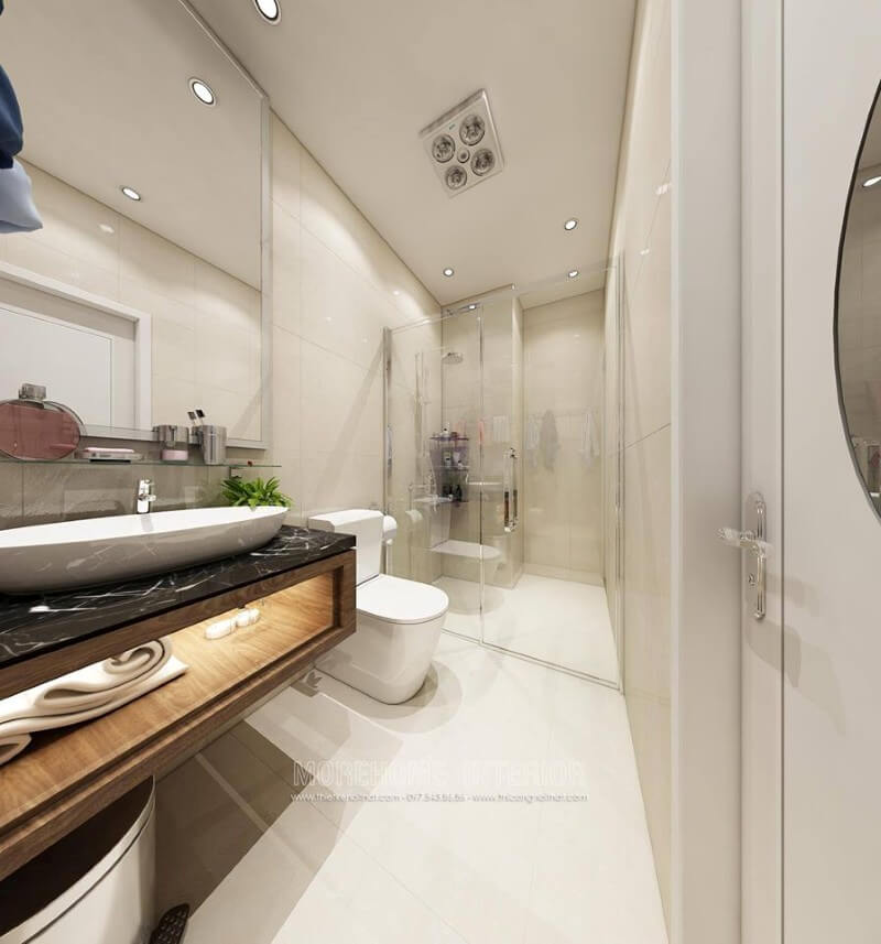 Thiết kế nội thất phòng tắm nhà chung cư đẹp